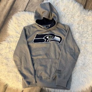 NFL Team Apparel Seahawks Logo Kids Hoodie